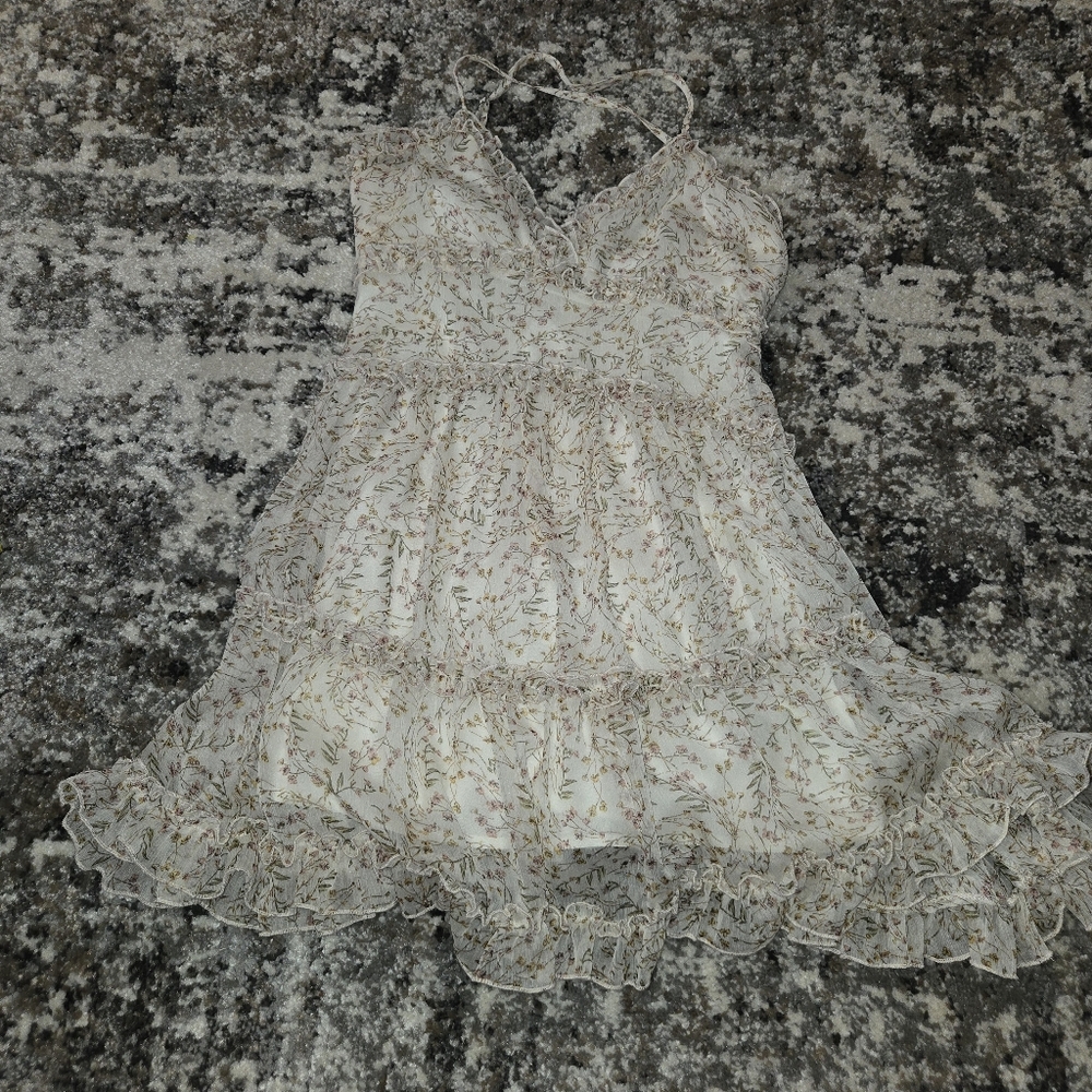 By Together Floral Baby Doll Mini Dress